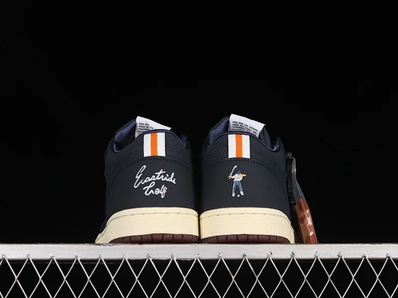 All categories Air Jordan Jordan series basketball shoes Air Jordan 1 Low Eastside Golf x Air Jordan 1 Low AJ1 Joe 1 Golf black blue low-top casual sneakers DV1759-448